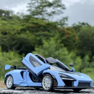1:32 McLaren Senna Diecast Model Car Blue 15 S217f64fd499649758b18aa3bcc776563w