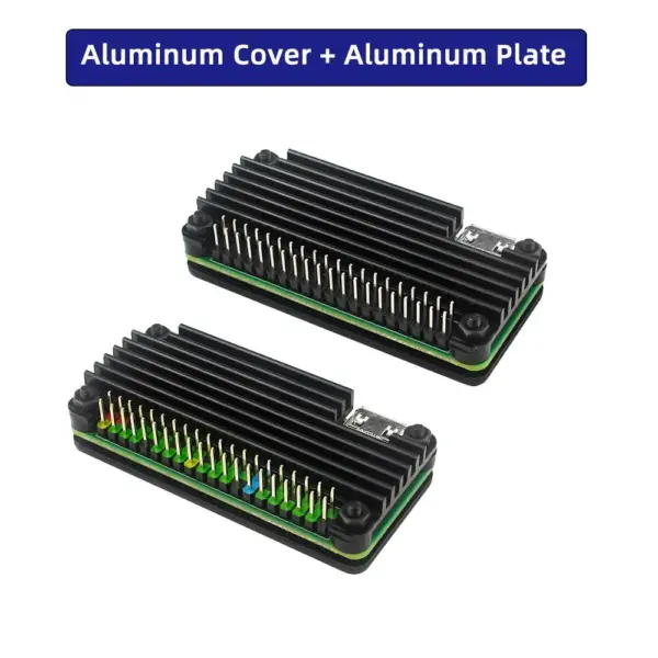 Raspberry Pi Zero 2 W Aluminum Case with Cooling - Image 2