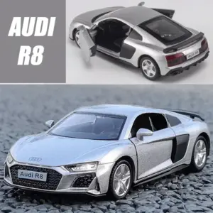 1:36 Scale Yellow Audi R8 Diecast Model 14 S21e5694281c5419f8615135d6e7850e8U