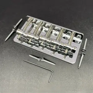 5-String Bass Guitar Bridge with Saddles 13 S21f94942a617421590210a18ea15a0be1