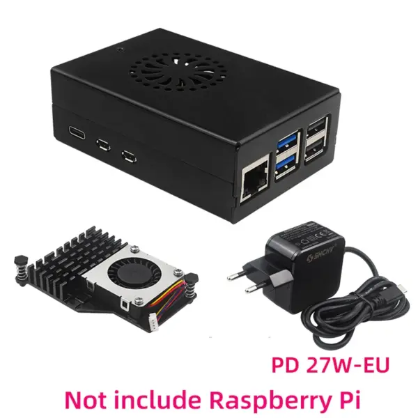 Raspberry Pi 5 Aluminum Case with Cooler - Image 10