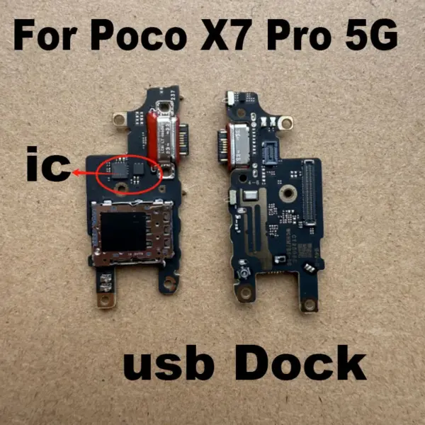 Replacement USB Charging Dock for Poco X7 PRO - Image 3