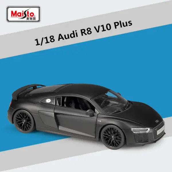 1:18 Scale Audi R8 V10 Plus Diecast Model - Image 10