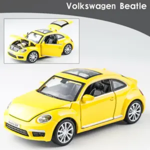 1:32 Diecast Volkswagen Beetle Pink Model Car 18 S22e03a2185ae4ee69fa9087115e241fcy 2