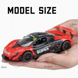 1:32 McLaren P1 GTR Diecast Model Red 12 S23680e772e0e4731894afb67c98eb8d7i