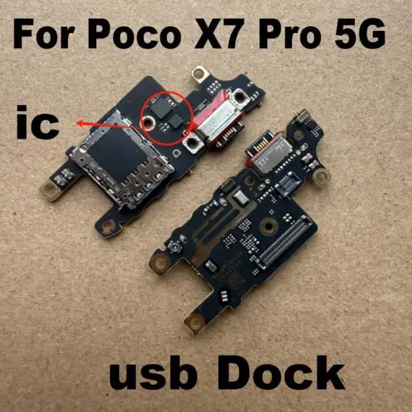 Replacement USB Charging Dock for Poco X7 PRO - Image 4