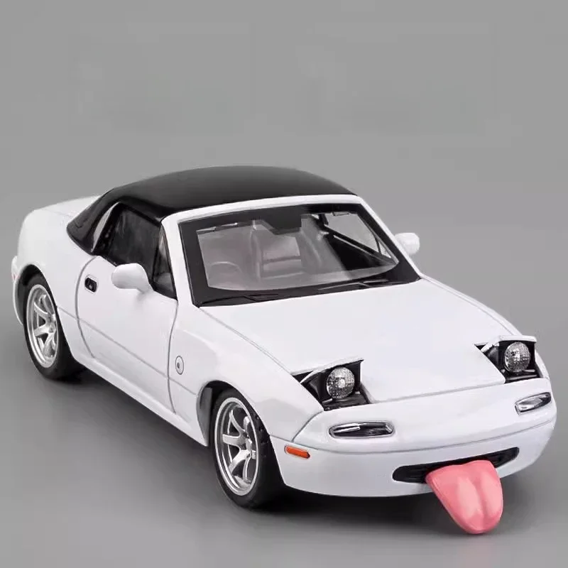 1:32 Mazda MX-5 Diecast Model Pink with LED 2 1:32 Mazda MX-5 Diecast Model Pink with LED - Image 2