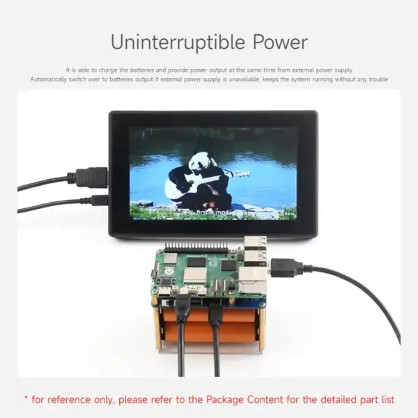 Raspberry Pi 5 UPS HAT 5V 6A Power Supply - Image 2