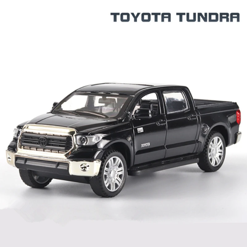 1:32 Scale Black Toyota Tundra Diecast Model 4 1:32 Scale Black Toyota Tundra Diecast Model - Image 4