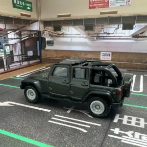 Jeep Wrangler Diecast Model 7 cm Dark Gray 11 S25512dc100d944b89e377a4e6a08fc43L