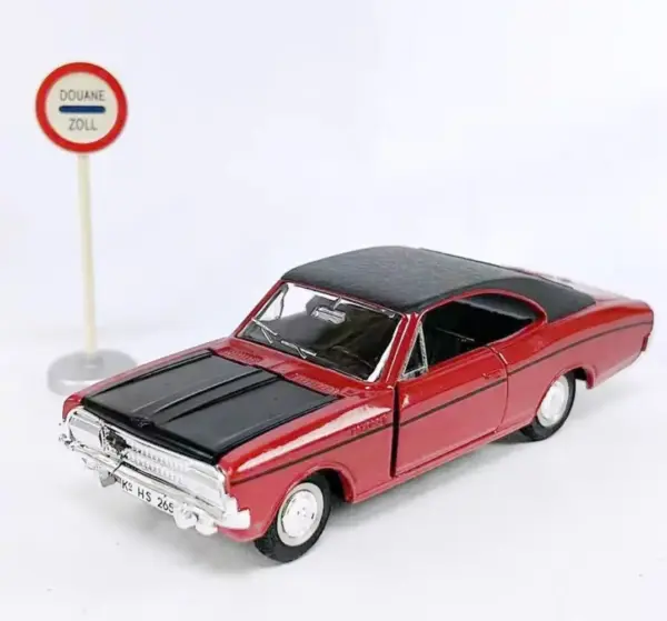 Dinky Toys 1:43 Scale Red Opel Commodore Model - Image 3