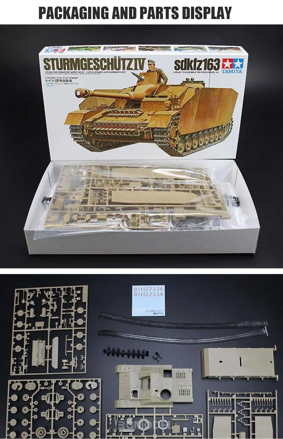 TAMIYA 1/35 STURMGESCHÜTZ IV Model Kit 4 TAMIYA 1/35 STURMGESCHÜTZ IV Model Kit - Image 4