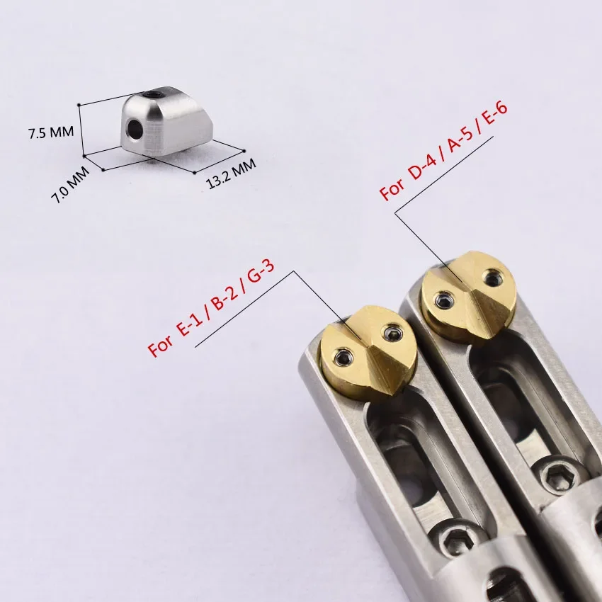 Steel Bridges for Fanned Fret Guitars 4 Steel Bridges for Fanned Fret Guitars - Image 4