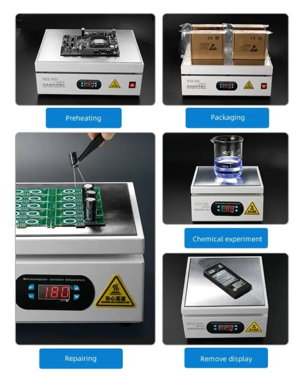 Compact Preheating Hot Plate Station BYA BY1010 - Image 6