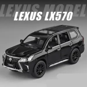 1:32 Lexus LX570 SUV Diecast Model Black 18 S2726b7f0dc1f42c8aaec9a51a7f599d0O