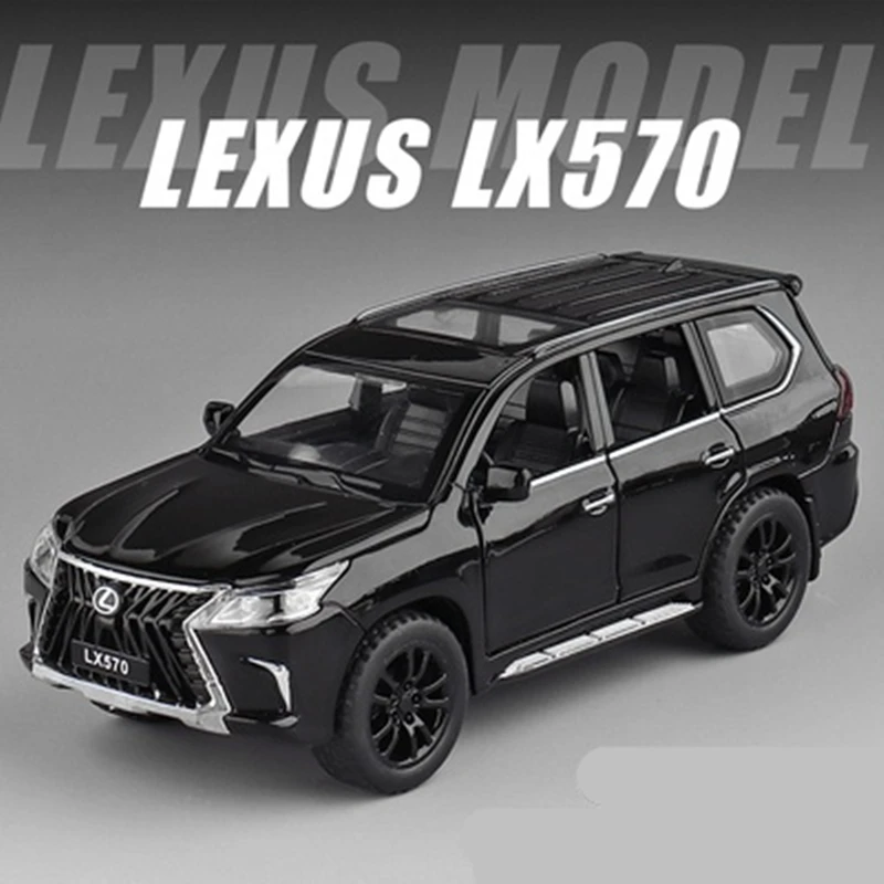 1:32 Lexus LX570 SUV Diecast Model Black 9 1:32 Lexus LX570 SUV Diecast Model Black - Image 9