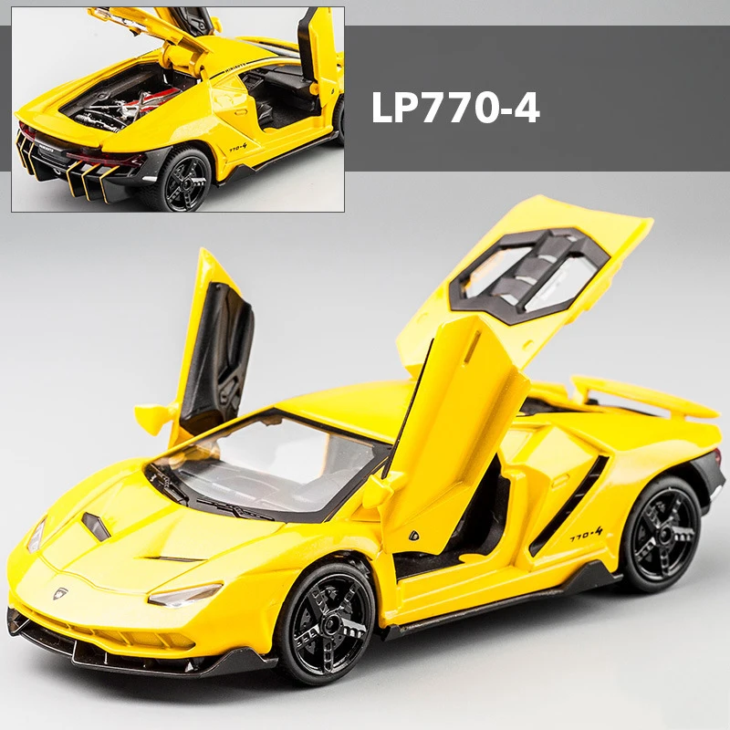 1:32 LP770 Diecast Lamborghini Aventador SVJ Car 21 1:32 LP770 Diecast Lamborghini Aventador SVJ Car - Image 21