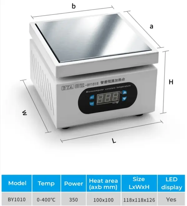Compact Preheating Hot Plate Station BYA BY1010 - Image 5