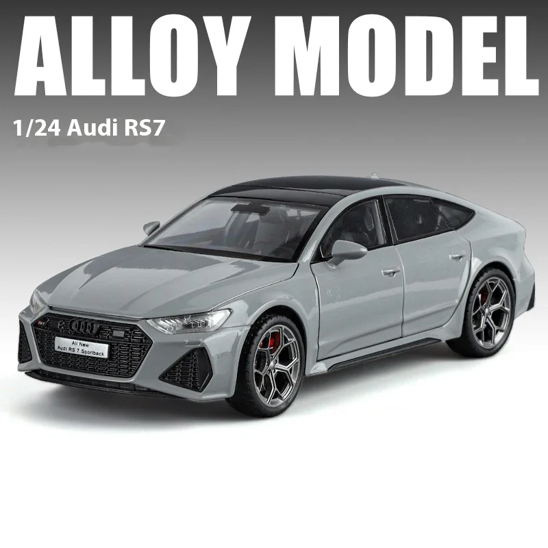 Audi RS7 Coupe Diecast Model 1:24 White 8 Audi RS7 Coupe Diecast Model 1:24 White - Image 8