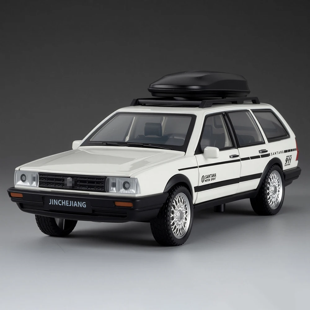 1:32 Santana Wagon Diecast Model Car Black 9 1:32 Santana Wagon Diecast Model Car Black - Image 9