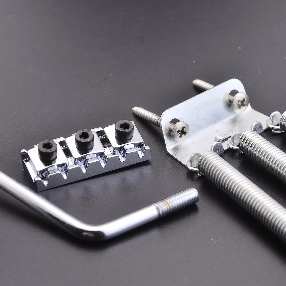 6-String Tremolo System Bridge Chrome Finish 5 6-String Tremolo System Bridge Chrome Finish - Image 5
