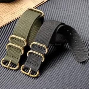 Blue and Gold 5-Ring Nylon Watch Band 11 S28f4f829d64a471ead198de85388c07f3 1