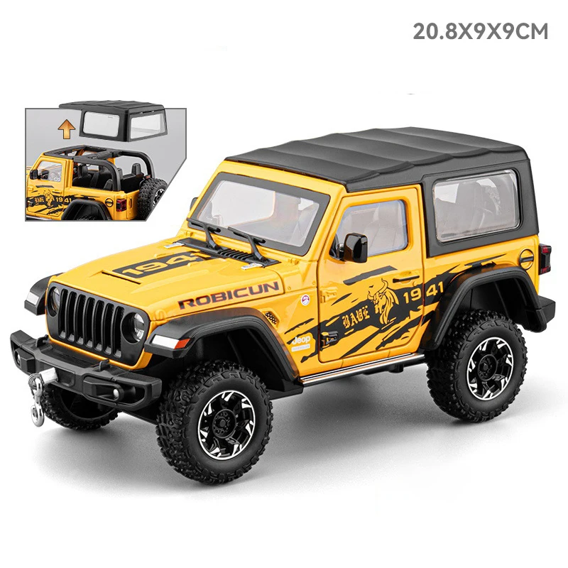 Wrangler Rubicon 1:24 Scale Diecast Model 8 Wrangler Rubicon 1:24 Scale Diecast Model - Image 8