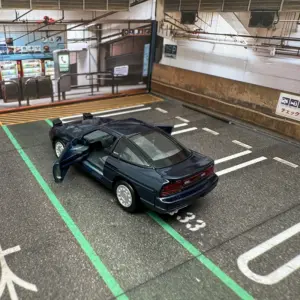 Nissan 180SX Tomica Diecast Model Car Blue 8 S29770a6d34d84a3b8c5c91b7effb376el