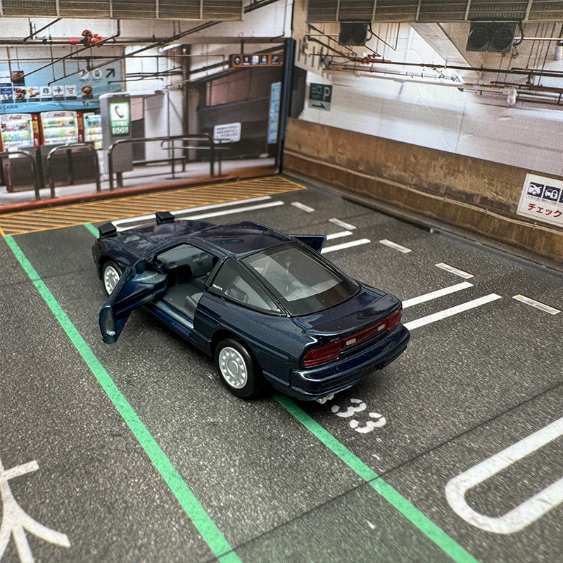 Nissan 180SX Tomica Diecast Model Car Blue 3 Nissan 180SX Tomica Diecast Model Car Blue - Image 3
