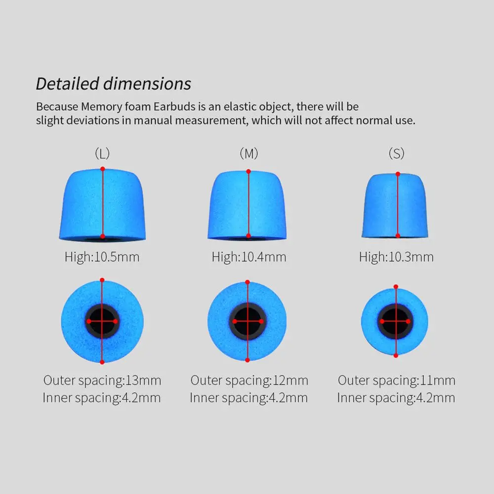 Memory Foam Ear Tips for In-Ear Headphones 3 Memory Foam Ear Tips for In-Ear Headphones - Image 3