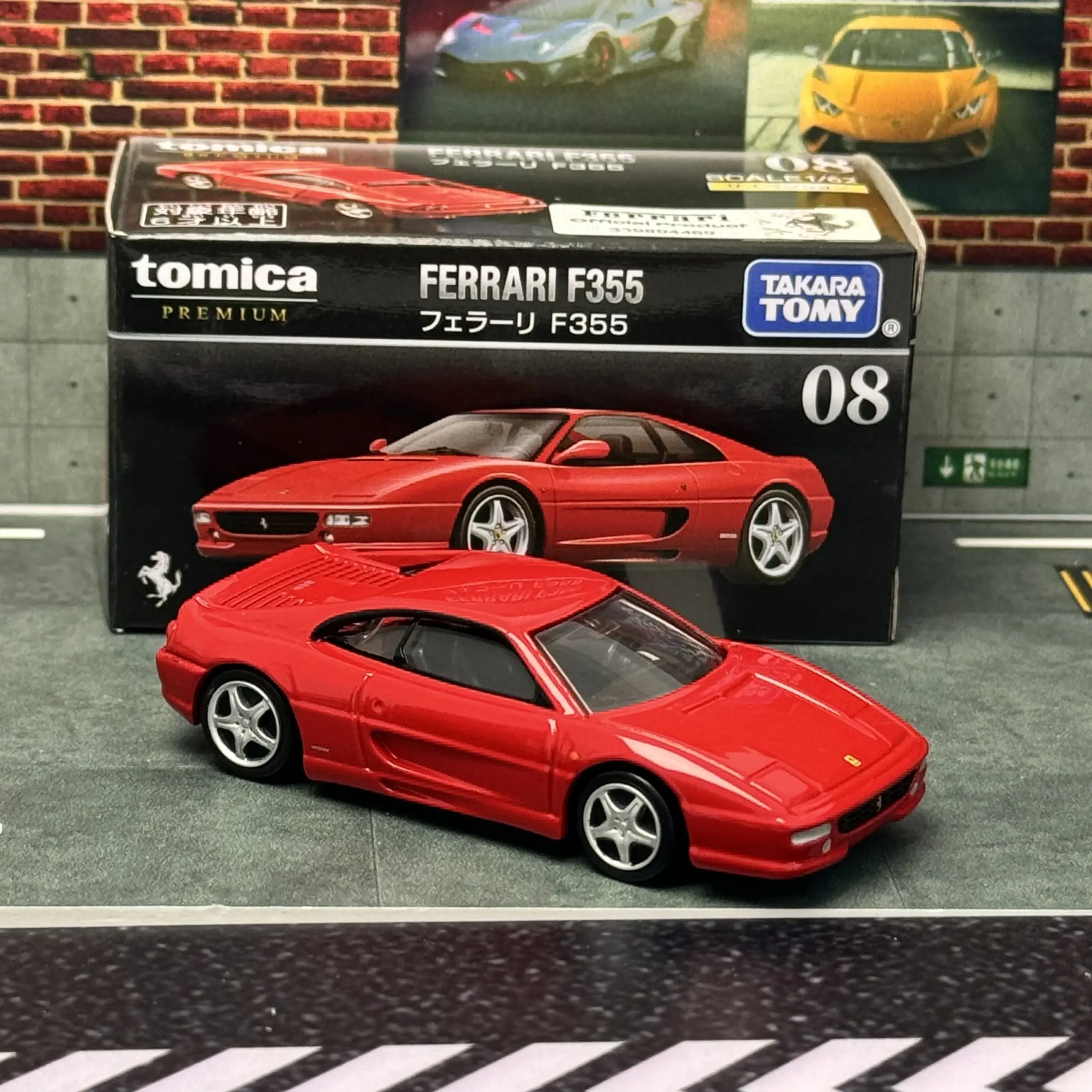 Ferrari F355 Mini Car 1:64 Diecast Model 6 Ferrari F355 Mini Car 1:64 Diecast Model - Image 6