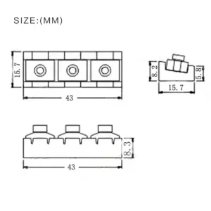 12 Electric Guitar Locking Nuts for Tremolo Bridges 14 S2ab3ec04489147bc9aaa2f1e006bb9617