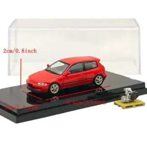 1/64 Diecast Honda Civic EG6 Model Black 12 S2b8e300ab0e042eca32b7a910b8fda32d