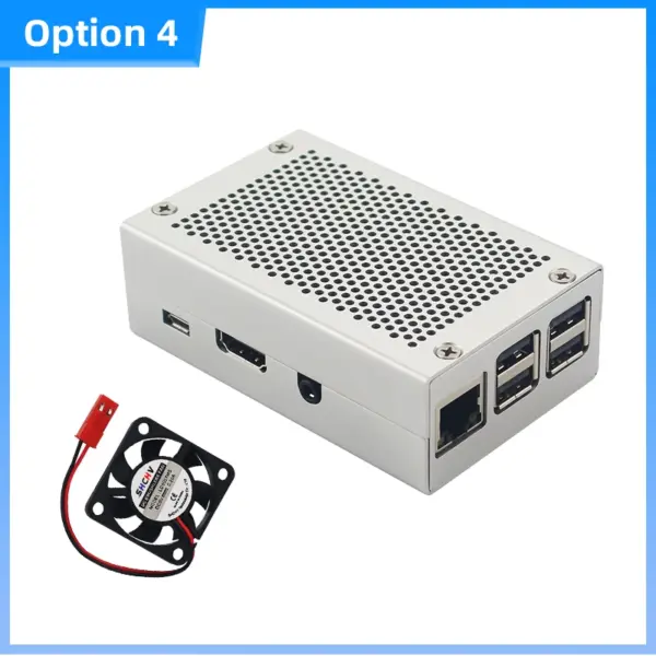 Raspberry Pi 3B+/3B Aluminum Cooling Case - Image 9