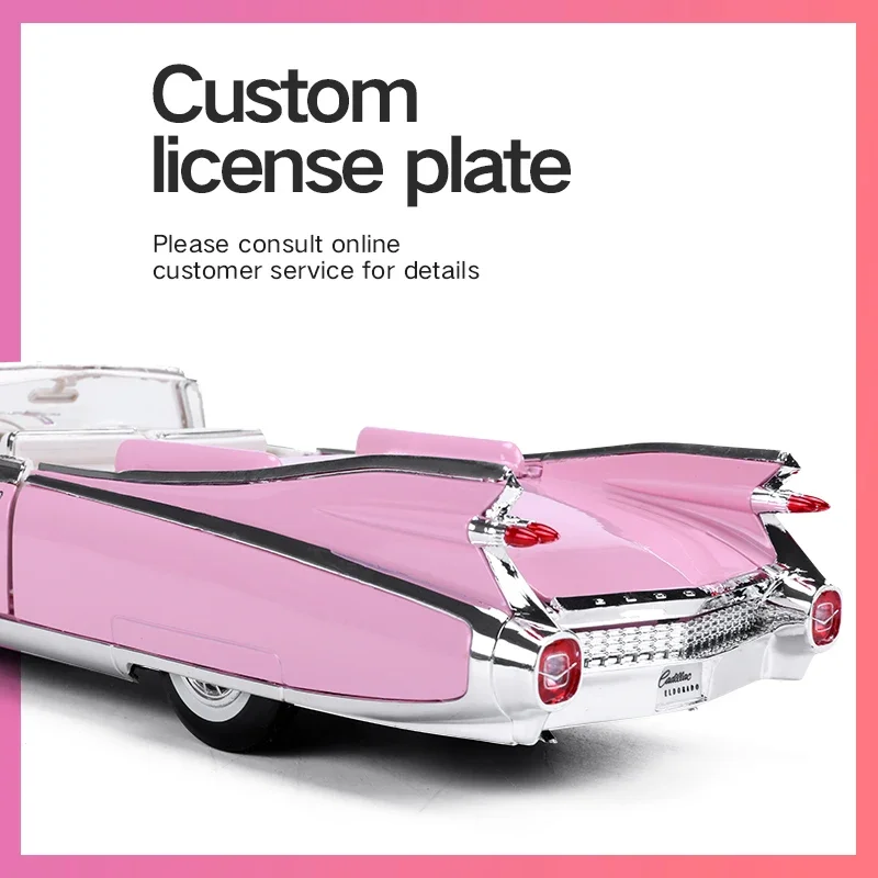 1:18 Pink 1959 Cadillac Eldorado Model 2 1:18 Pink 1959 Cadillac Eldorado Model - Image 2