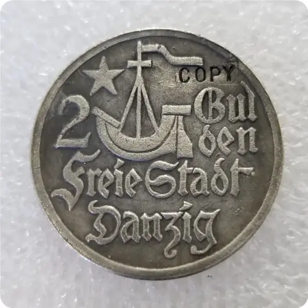 DANZIG 1923 Coin Replica for Collection - Image 2