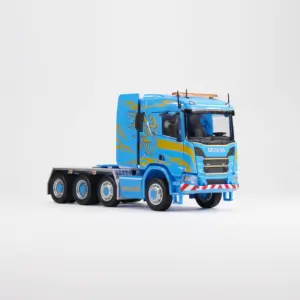 Blue Alloy Truck and Trailer Model Collectible 8 S2d0faebcc9c34cc78eed52d9c3c280c3f