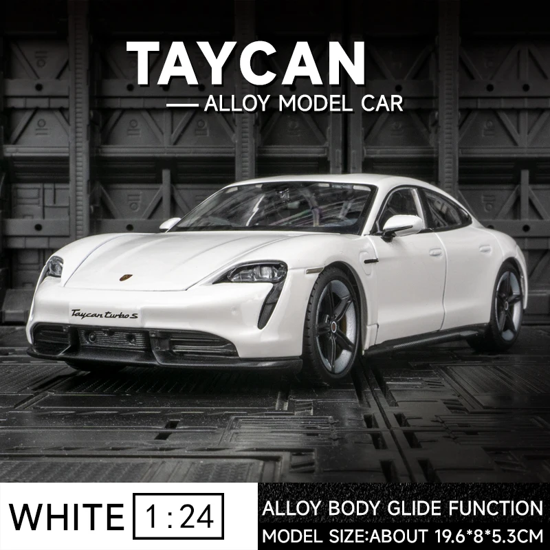 1:24 Diecast Porsche Taycan Model Car 8 1:24 Diecast Porsche Taycan Model Car - Image 8