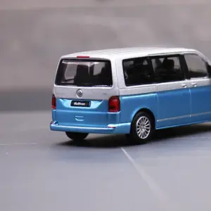 1:64 Volkswagen Multivan T6 Diecast Model Red 13 S2e04f93d1708444c9e33e673d258e3bbO