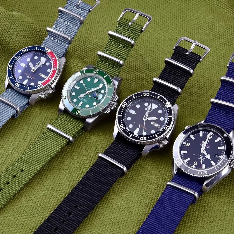 Gray Ballistic Nylon NATO Watchband 22mm 20mm 18mm 6 Gray Ballistic Nylon NATO Watchband 22mm 20mm 18mm - Image 6