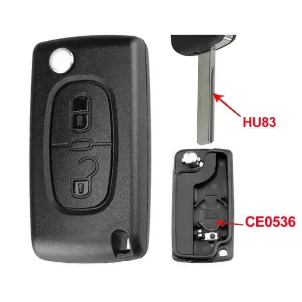 Flip Remote Key Shells for Citroen Peugeot - Image 15