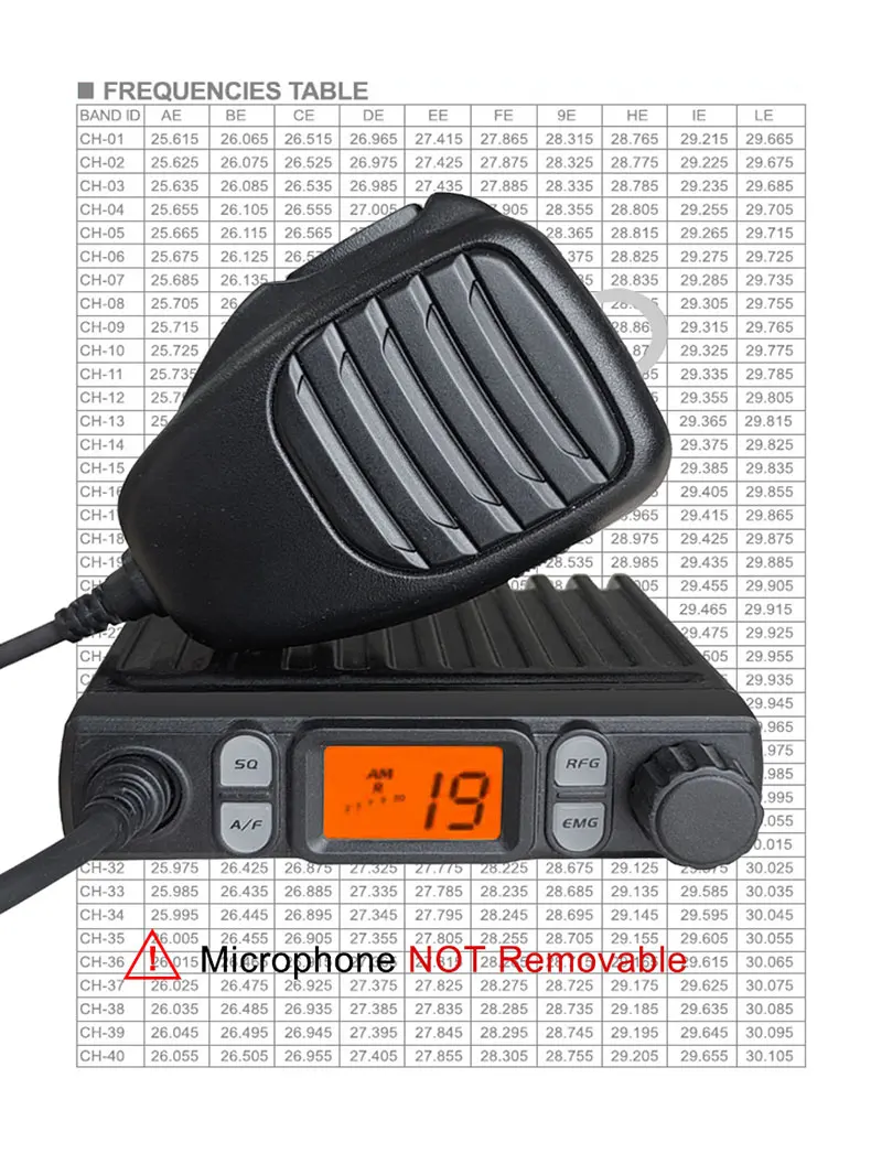 ANYSECU CB925 Mini CB Radio 25.615-30.105MHz 8 ANYSECU CB925 Mini CB Radio 25.615-30.105MHz - Image 8