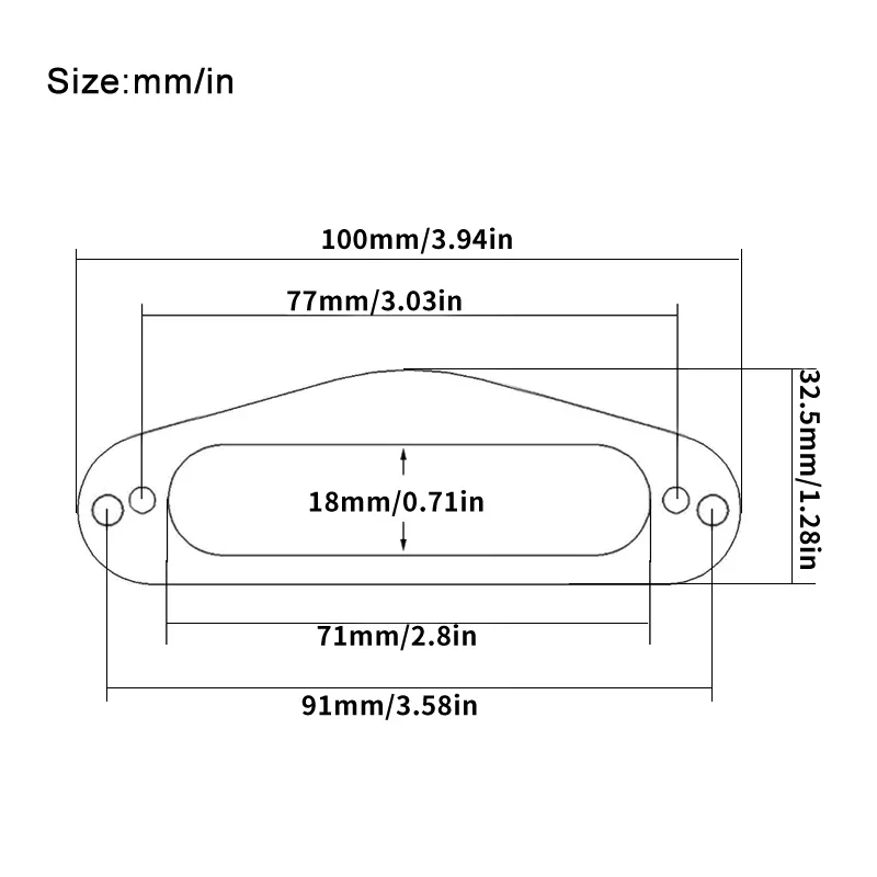 Metal Pickup Rings Set for ST Single-Coil Pickups 3 Metal Pickup Rings Set for ST Single-Coil Pickups - Image 3