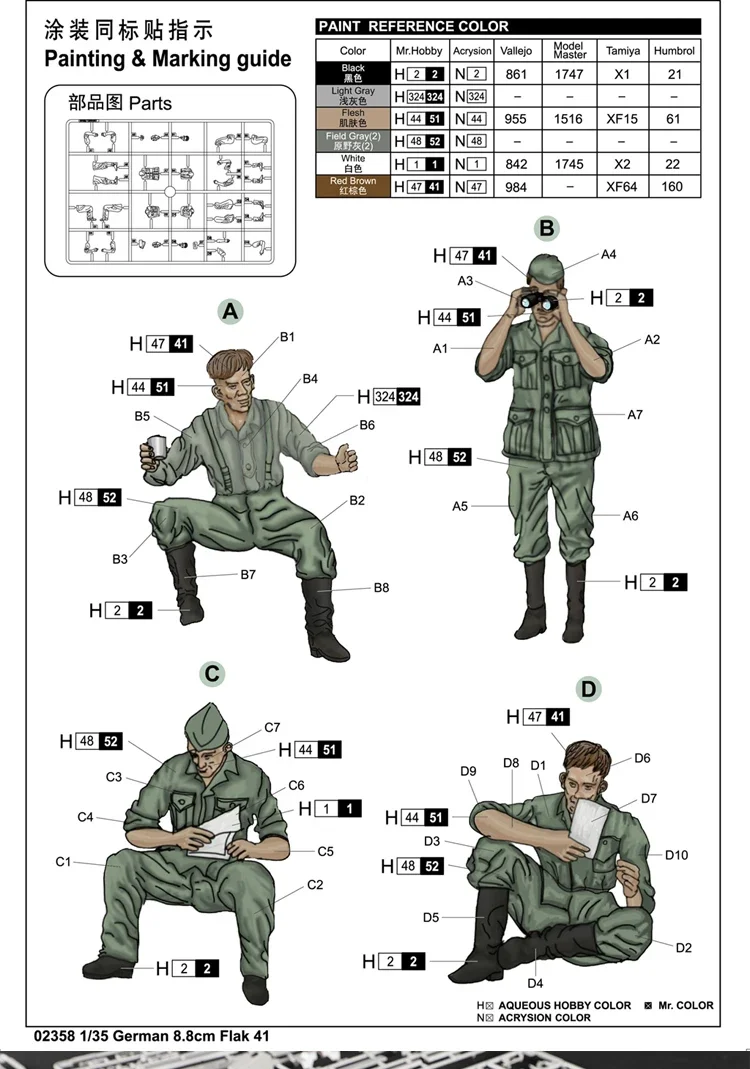 Flak 41 88mm Anti Aircraft Gun Model Kit 9 Flak 41 88mm Anti Aircraft Gun Model Kit - Image 9