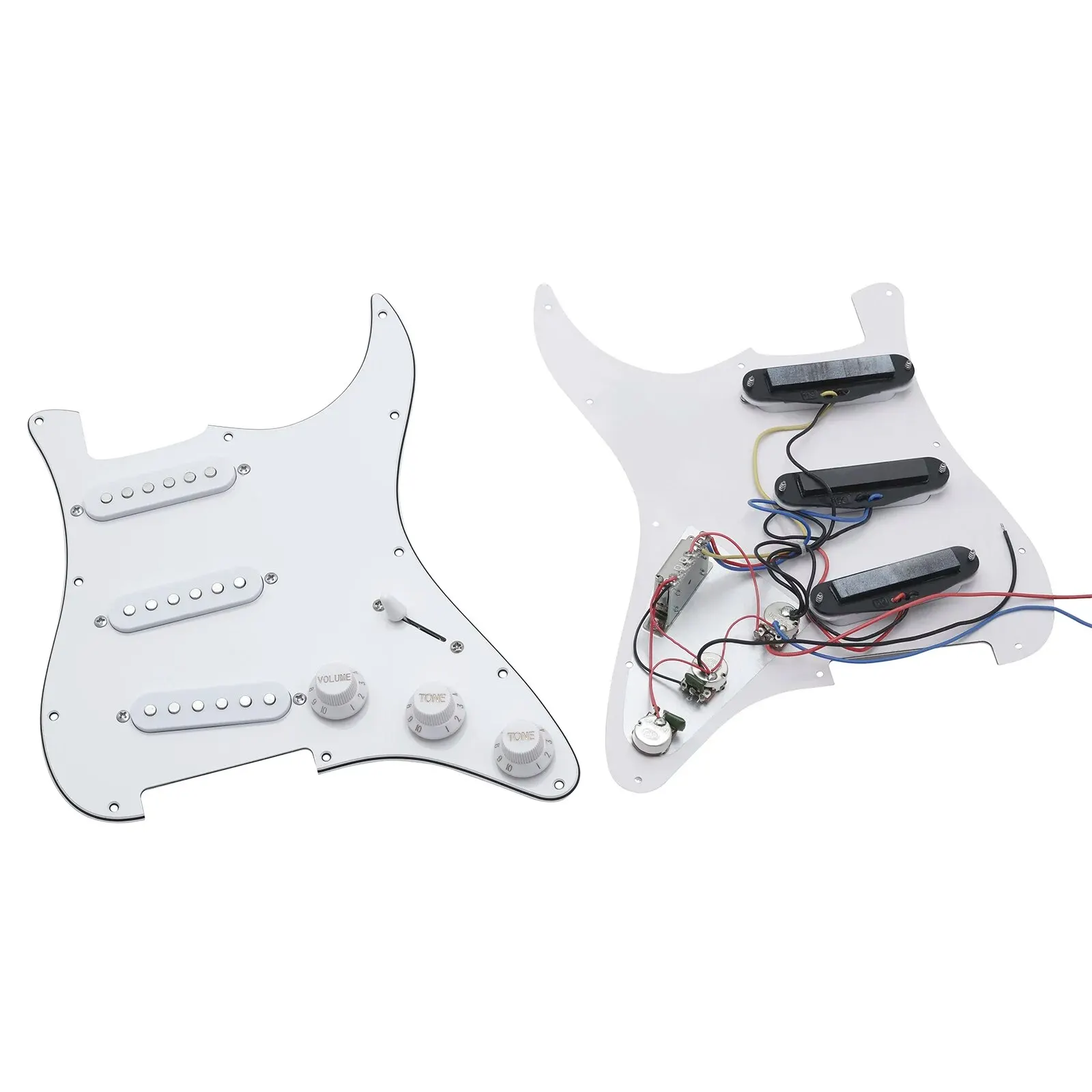 Electric Guitar Loaded Pickguard for ST Style 10 Electric Guitar Loaded Pickguard for ST Style - Image 10
