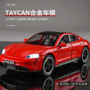 1:32 Scale Porsche Taycan Diecast Model Car 16 S2fcf6099e7f942cd85bb5badfd61b376P