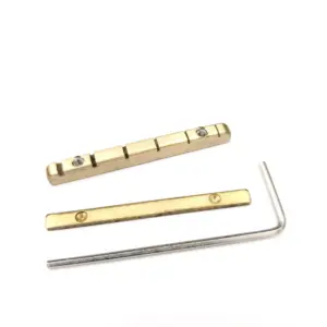 Adjustable Brass Guitar Nut for Electric Guitars 5 S30316b74abeb4a4e95548389a72d40den