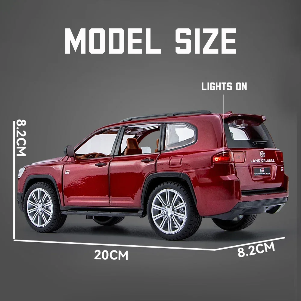 Toyota Land Cruiser LC300 GR Diecast Model 1:24 5 Toyota Land Cruiser LC300 GR Diecast Model 1:24 - Image 5