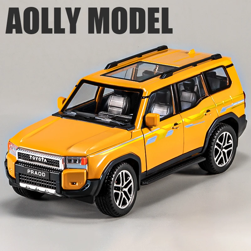 1:24 Diecast Land Cruiser Prado Model Car 8 1:24 Diecast Land Cruiser Prado Model Car - Image 8