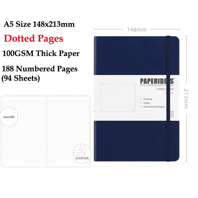 23 Colors A5 Dotted Notebook Journal 12 23 Colors A5 Dotted Notebook Journal - Image 12